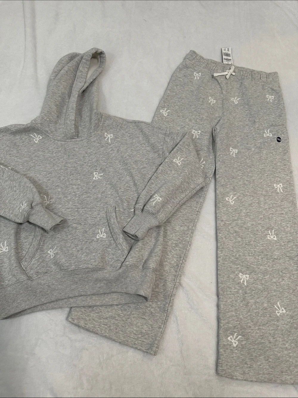 ❤️ NWT/NWOT Abercrombie Kids Hoodie & Wide Leg Jogger Pant Set 13/14